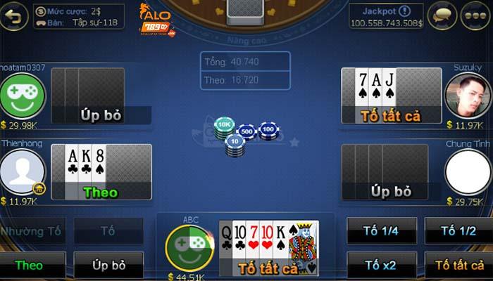 Giao diện hiện đại của Xì Tố Online tại Casino ALO789 Giao diện hiện đại của Xì Tố Online tại Casino ALO789